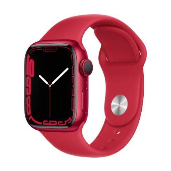 Apple Watch Series 7 Aluminum 41mm GPS+Cellular (Near New)(A) Renewed - Red (Battery 80%+)