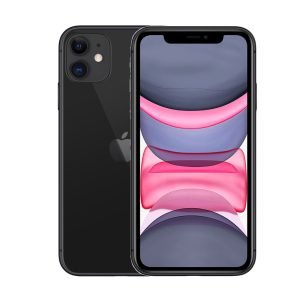 Apple iPhone 11 64GB (Good Condition)(B-) Renewed - Black (New Battery)