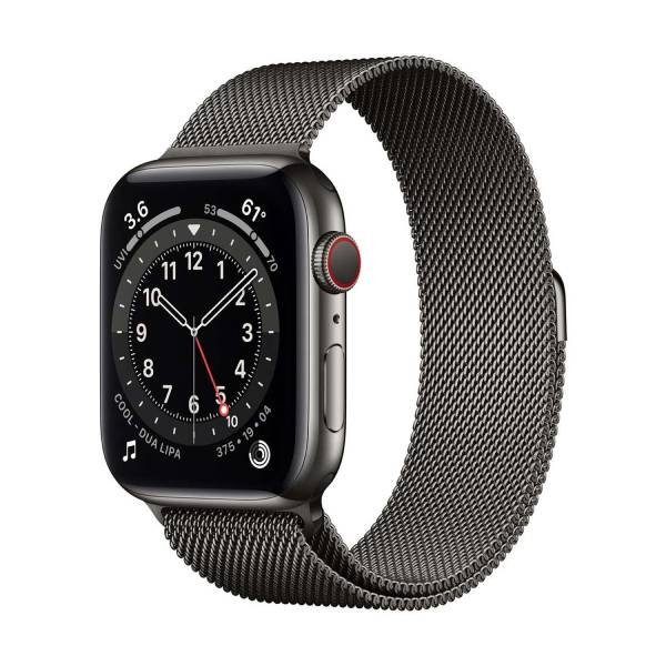 Apple Watch Series 6 Aluminum 44mm GPS (Good Condition)(B-) Renewed - Graphite (Battery 80%+)