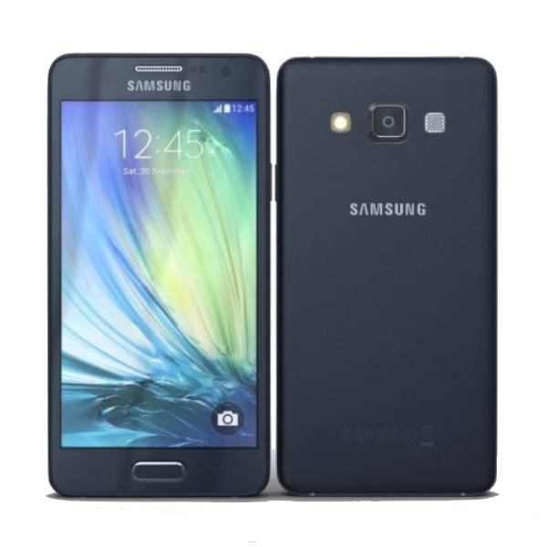 Samsung Galaxy A3 16GB (Good Condition)(B-) Renewed - Midnight Black (Battery 85%+)