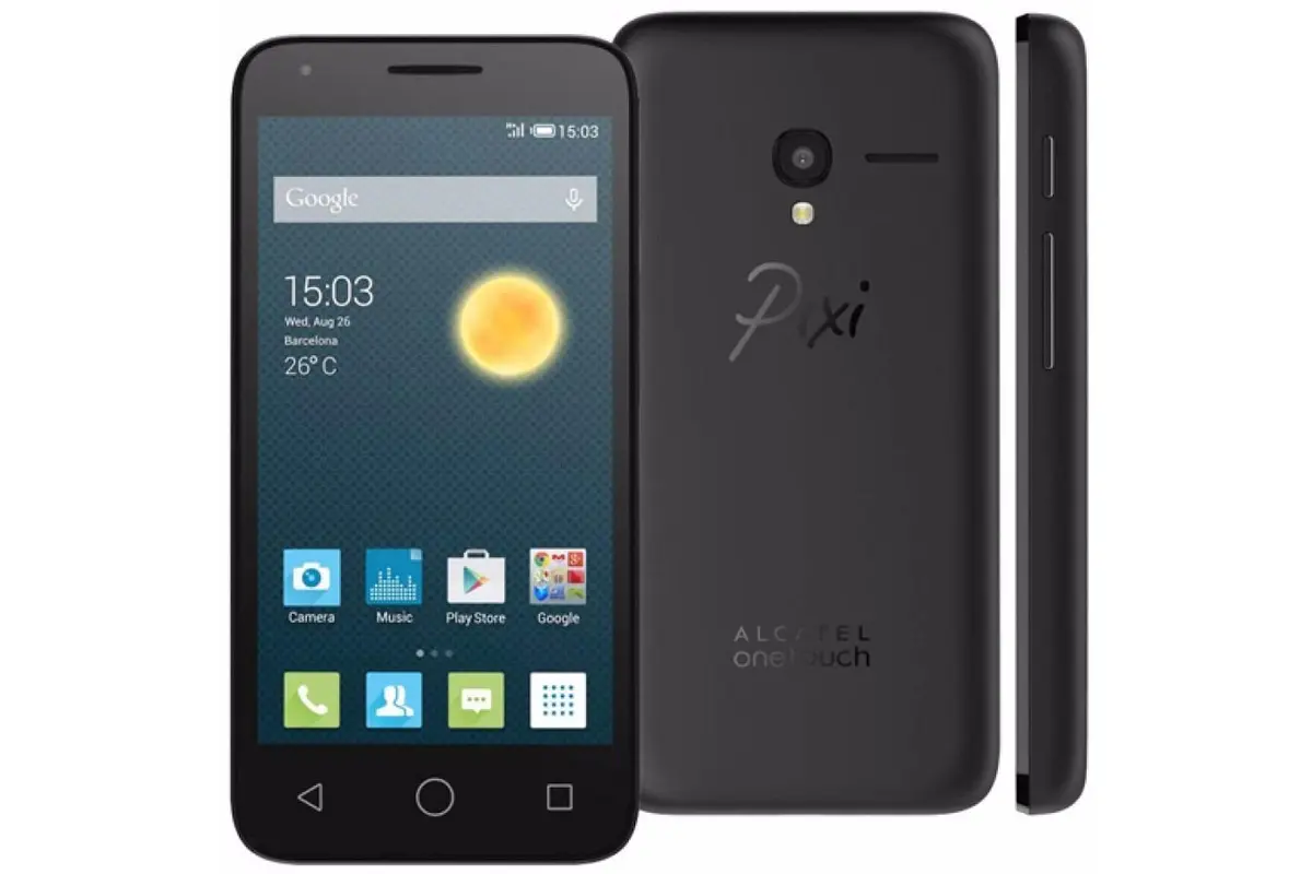 Alcatel OneTouch Pixi 3 (4027A) (Near New)(A) (Telstra Locked) Renewed - Black (Battery 80%+)