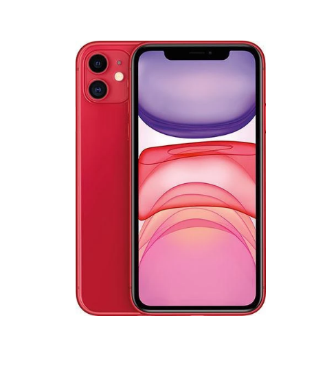 Apple iPhone 11 128GB (Excellent Condition)(B+) Renewed - Red (New Battery)