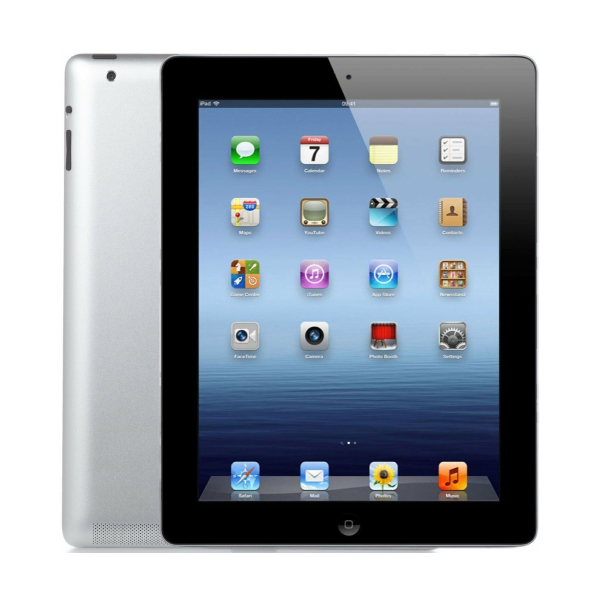 Apple iPad 2 64GB Cellular (Good Condition)(B-) Renewed - Silver (Battery 80%+)