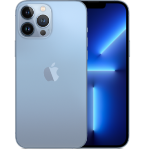 Apple iPhone 13 Pro 128GB (Good Condition)(B-) Renewed - Sierra Blue (New Battery)