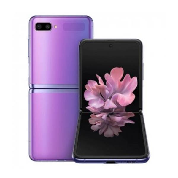 Samsung Galaxy Z Flip 1 4G 256GB (Near New)(A) Renewed - Mirror Purple (Battery 85%+)