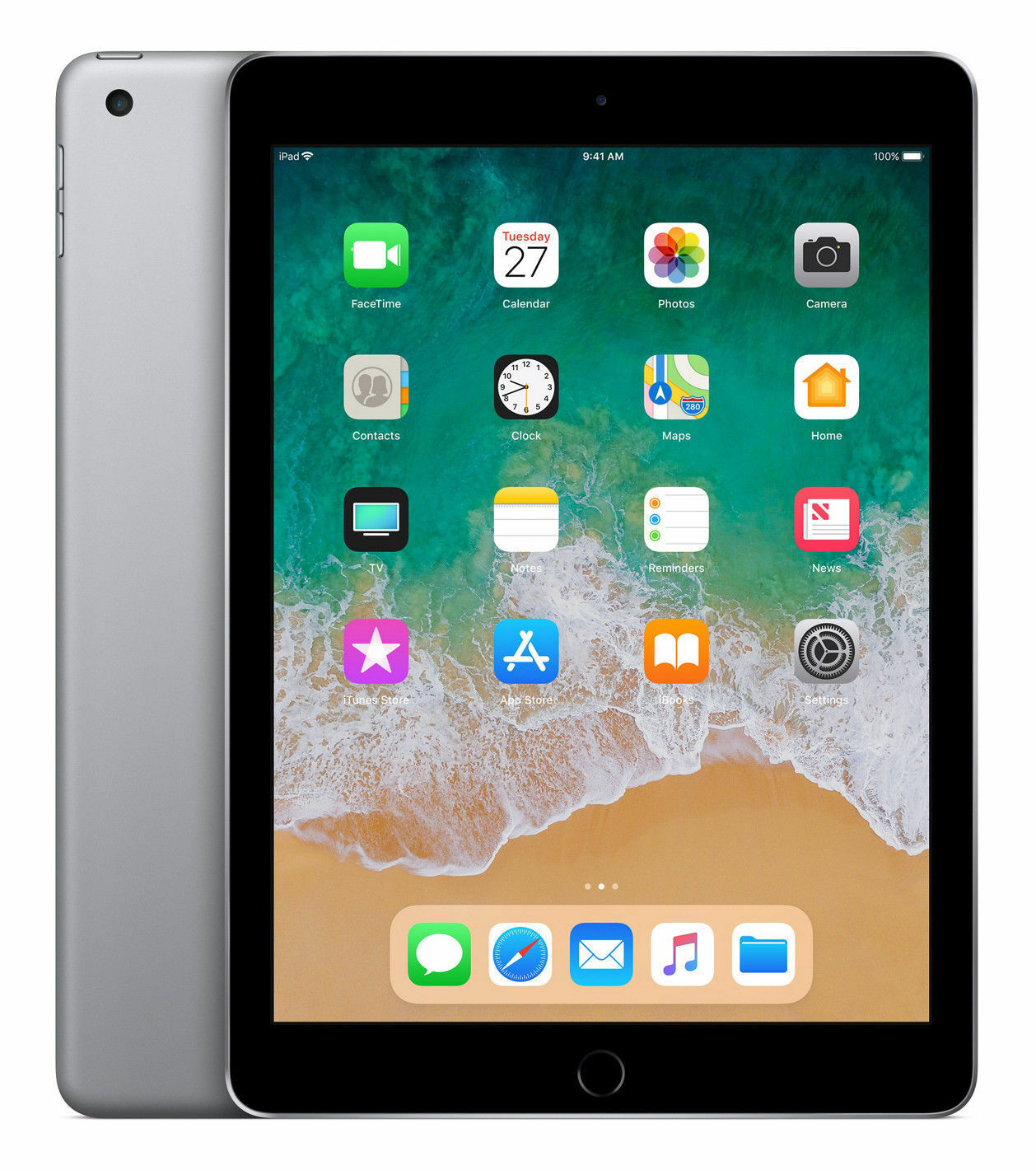 Apple iPad 6th Gen 32GB Cellular (Near New)(A) Renewed - Silver (Battery 85%+)