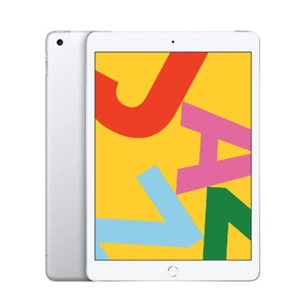 Apple iPad 7th Gen 128GB Wifi (Excellent Condition)(B+) Renewed - Silver (Battery 80%+)