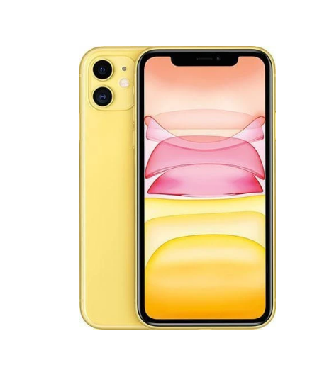 Apple iPhone 11 128GB (Good Condition)(B-) Renewed - Yellow (New Battery)