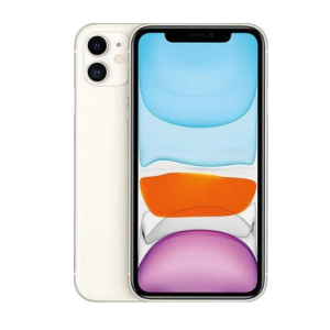 Apple iPhone 11 128GB (Good Condition)(B-) Renewed - White (New Battery)
