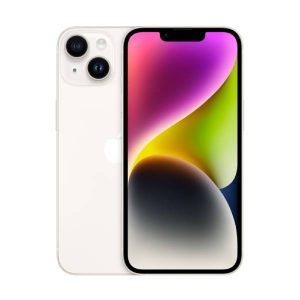Apple iPhone 14 128GB (Good Condition)(B-) Renewed - Starlight (Battery 85%+)