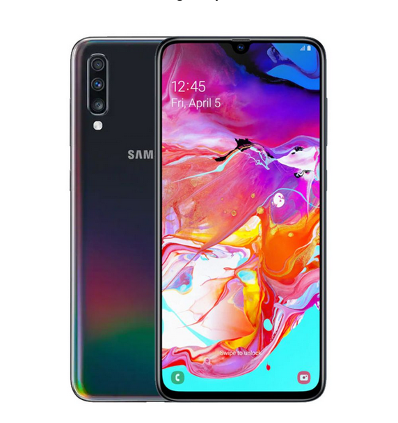 Samsung Galaxy A70 128GB (Good Condition)(B-) Renewed - Black (Battery 85%+)
