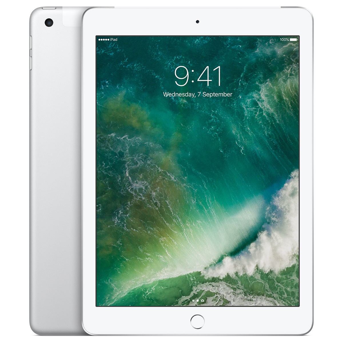 Apple iPad 5th Gen 32GB Cellular (Near New)(A) Renewed - Silver (Battery 85%+) - Image 2