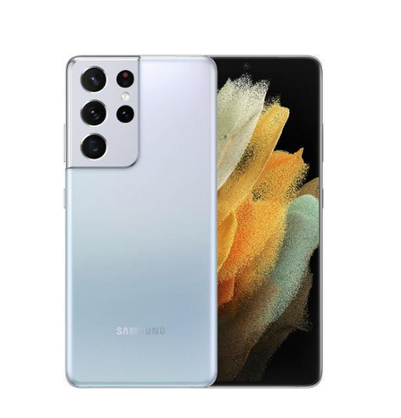 Samsung Galaxy S21 Ultra 256GB (Good Condition)(B-) Renewed - Phantom Silver (Battery 85%+) - Image 2