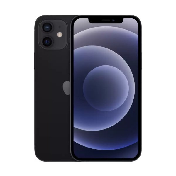 Apple iPhone 12 256GB (Good Condition)(B-) Renewed - Black (New Battery)