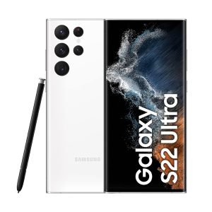 Samsung Galaxy S22 Ultra 256GB (Excellent Condition)(B+) Renewed - Phantom White (Battery 85%+)