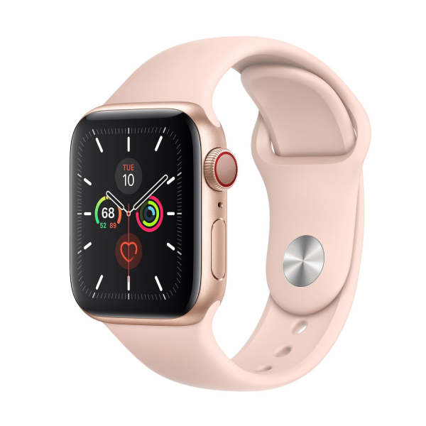 Apple Watch Series 5 Aluminum 40mm GPS (Fair Condition)(C+) Renewed - Gold (Battery 80%+)