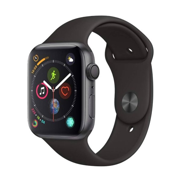 Apple Watch Series 4 Aluminum 44mm GPS+Cellular (Near New)(A) Renewed - Space Grey (Battery 80%+)