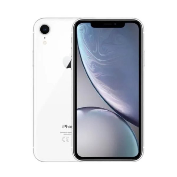 Apple iPhone XR 128GB (Near New)(A) Renewed - White (Battery 80%+)
