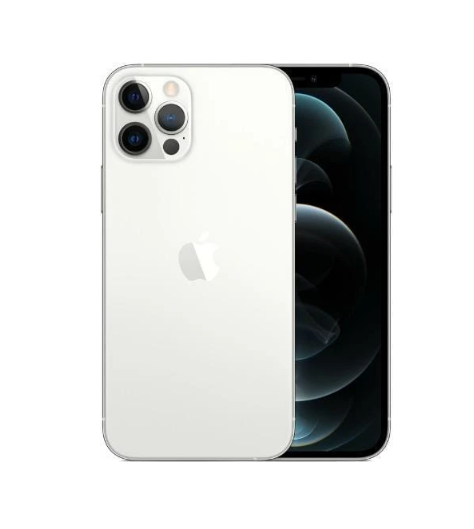 Apple iPhone 12 Pro Max 128GB (Good Condition)(B-) Renewed - Silver (New Battery)