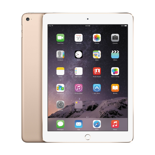 Apple iPad Air 2 16GB Cellular (Good Condition)(B-) Renewed - Gold (Battery 80%+)