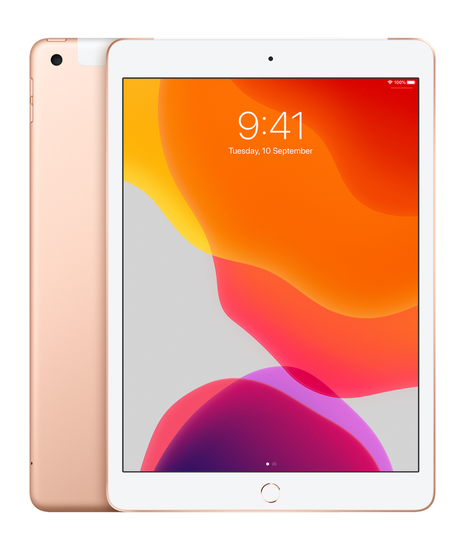 Apple iPad 7th Gen 128GB Cellular (Excellent Condition)(B+) Renewed - Rose Gold (New Battery) - Image 2