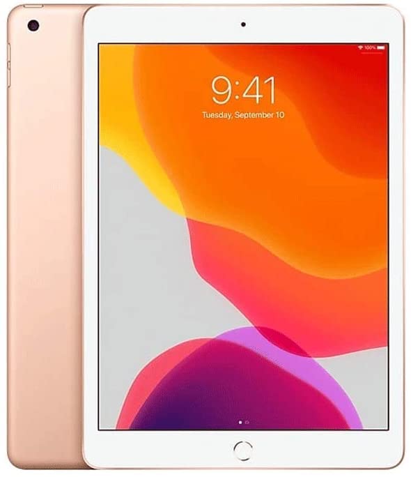 Apple iPad 7th Gen 128GB Cellular (Excellent Condition)(B+) Renewed - Rose Gold (Battery 85%+)