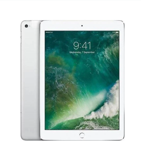 Apple iPad Air 2 128GB Cellular (Good Condition)(B-) Renewed - Silver (Battery 85%+)