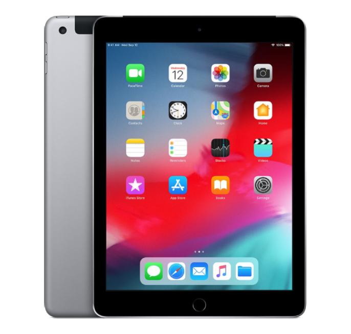 Apple iPad 6th Gen 128GB Wifi (Excellent Condition)(B+) Renewed - Space Grey (New Battery) - Image 3