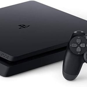 Sony Playstation 4 Slim (With Controller & Power Supply) 500GB (Fair Condition)(C+) Renewed - Black