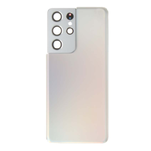 Galaxy S21 Ultra 5G Back Glass With Lens - Silver (AM+)