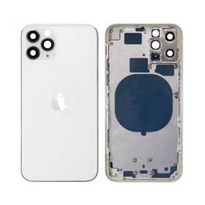 iPhone 12 Pro Rear Housing & Back Glass (No Small Parts) - Silver