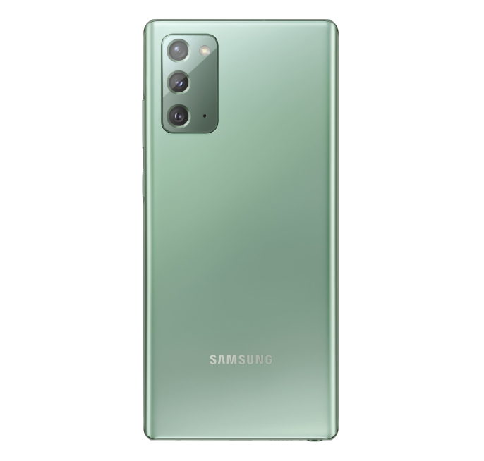 Galaxy Note 20 5G Back Cover With Camera Lens - Mystic Green (AM+)