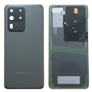 Galaxy S20 Ultra Back Glass With Lens - Cosmic Grey