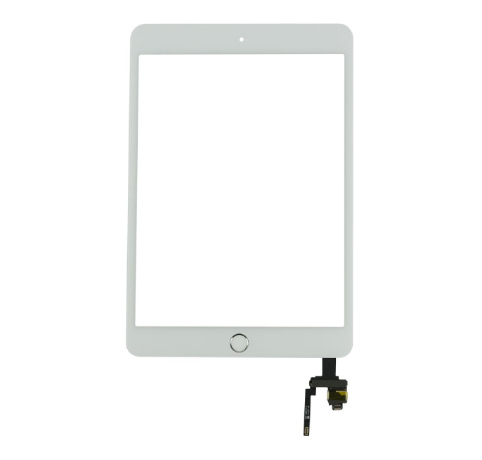 iPad Mini 3 Touch Screen Assembly with IC Chip & Home Button - Silver (Advanced)(Digitizer)