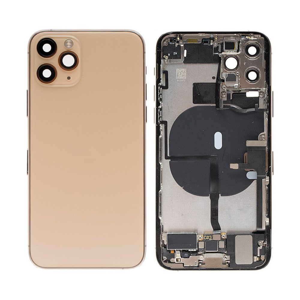 iPhone 11 Pro Housing With Small Parts (OEM Pull) - Gold (A)