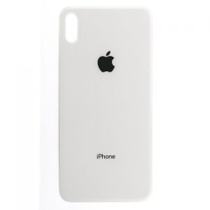iPhone XS Max Back Glass (Big Hole) - White