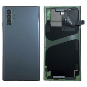 Galaxy Note 10 Plus / 5G Back Cover With Camera Lens ( Aura Black ) (AM+)