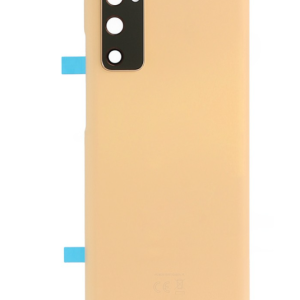 Galaxy S20FE Back Glass with Camera Lens - Orange (Premium)