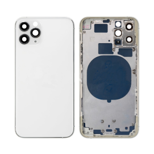iPhone 11 Pro Rear Housing & Back Glass (No Small Parts) - Silver