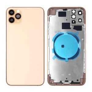 iPhone 11 Pro Max Housing Without Small Parts (OEM Pull) - Gold (B)
