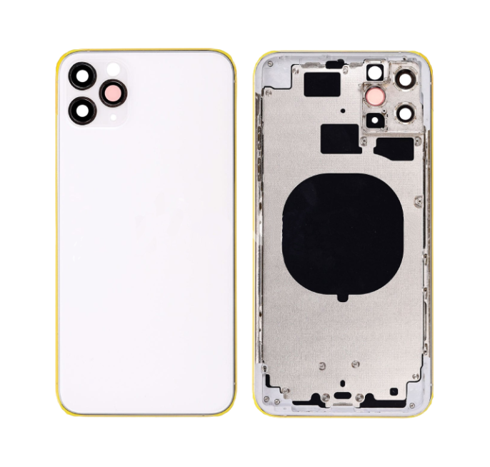 iPhone 11 Pro Max Rear Housing & Back Glass (No Small Parts) - Silver