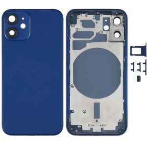 iPhone 12 Mini Rear Housing & Back Glass (No Small Parts) - Blue