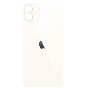 iPhone 11 Back Glass (Big Hole) - White