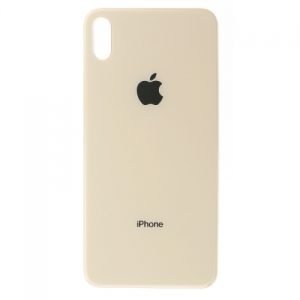 iPhone XS Max Back Glass (Big Hole) - Gold