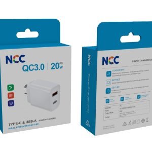 NCC-W2-20W AC Charger AU Certified - White