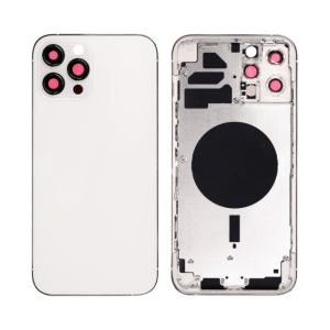 iPhone 12 Pro Max Rear Housing & Back Glass (No Small Parts) - Silver