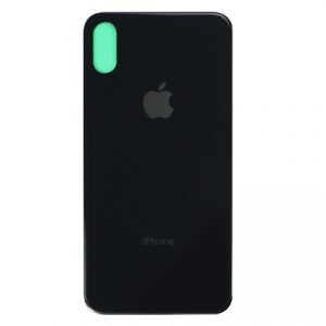 iPhone XS Back Glass (Big Hole) - Black