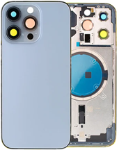 iPhone 13 Pro Rear Housing & Back Glass (No Small Parts) - Blue
