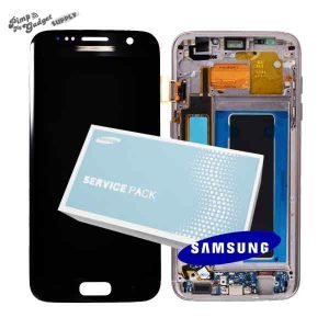 Galaxy S7 Edge Screen & OLED Assembly - Black (Service Centre Pack)