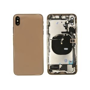 iPhone XS Max Rear Housing & Back Glass (No Small Parts) - Gold